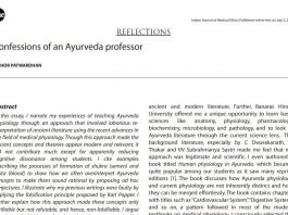 Confessions of an Ayurveda professor