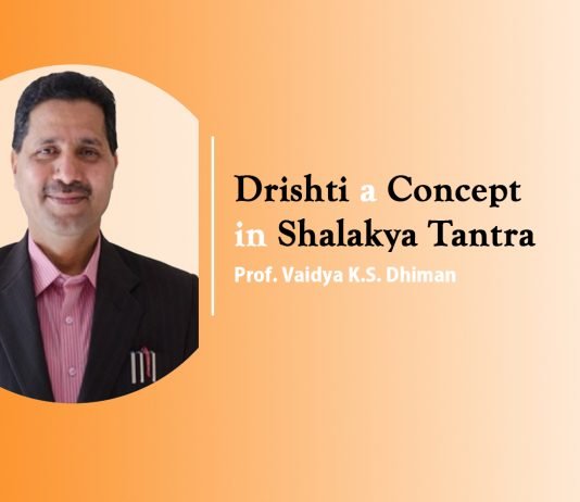 Lecture on “Drishti A Concept In Shalakya Tantra” By- Professor Vaidya K.S. Dhiman