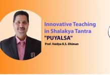 Lecture on Innovative Teaching in Shalakya Tantra “PUYALSA” By- Professor Vaidya K.S. Dhiman