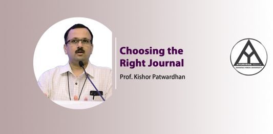 “Choosing the Right Journal” Talk by- Prof. Kishor Patwardhan