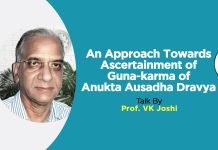 “An Approach Towards Ascertainment of Guna-karma of Anukta Ausadha Dravya” Talk by- Prof. VK Joshi