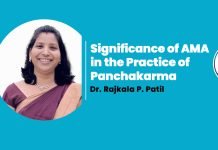 Module on “Significance of AMA in the Practice of Panchakarma” Talk By- Dr. Rajkala P. Patil