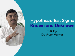 “Hypothesis Test Sigma Known and Unknown” Talk By Dr. Vivek Verma