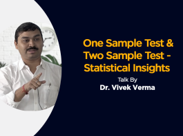 One Sample Test and Two Sample Test – Statistical Insights by Dr. Vivek Verma