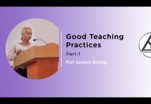 Lecture Note: “Good Teaching Practices In Ayurveda” (Part-1)