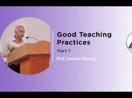 Lecture Note: “Good Teaching Practices In Ayurveda” (Part-1)