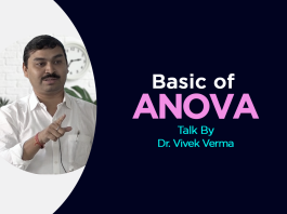 Basic of “ANOVA” Talk by – Dr. Vivek Verma